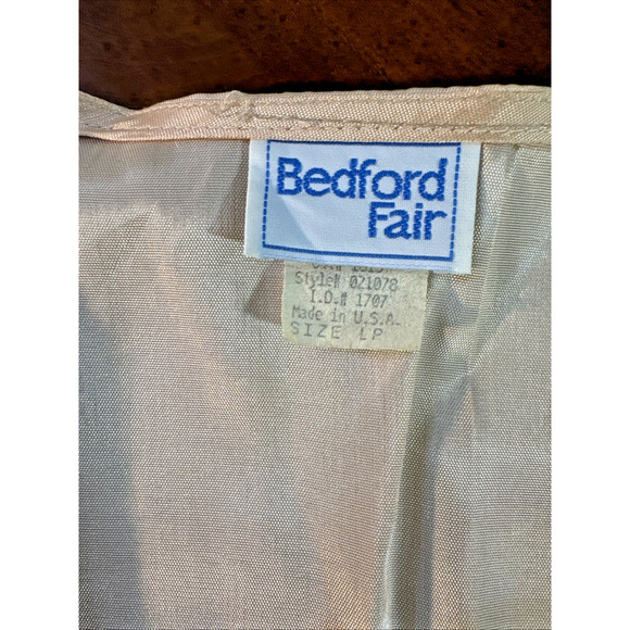 Vtg Bedford Fair Women’s Sz LP Made In USA Tapestry Vest - Picture 14 of 15